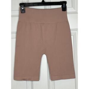 Avocado Ribbed Mauve Pink Bike Shorts Small /‎ Medium